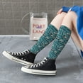 thumbnail image 5 of Naloa Modern Excavator Thigh High Socks Extra Long Stretchy Sock Women Over Knee High Opaque Stocking Daily Wear, 5 of 6