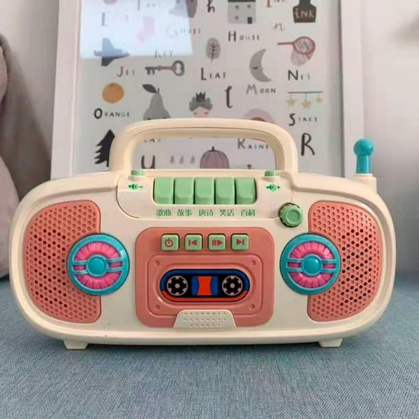 Juguete de Radio de dibujos animados para historias para niños, rompecabezas de educación temprana para bebés, juguetes , regalos CUTICAT aprendizaje de juguetes educativos