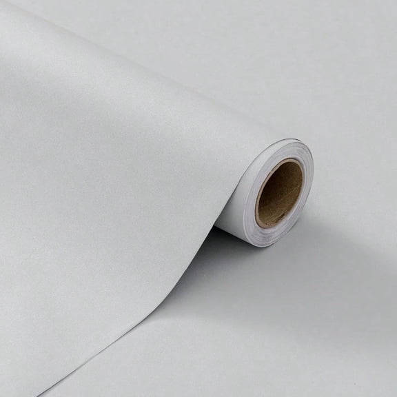 Peel And Stick Wallpaper Light Grey Contact Paper Large Matte Solid Waterproof Self Adhesive Contact Paper 24x393 Vinyl Roll For Wall Renter Friendly Wallpaper For Kitchen Bedroom