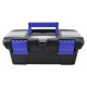 thumbnail image 2 of Caja de herramientas de plástico , caja de almacenamiento de herramientas de reparación para , para jardín, oficina, coche, maletero Azul CUTICAT Caja de herramientas, 2 of 7
