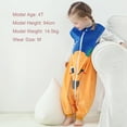 thumbnail image 3 of Kids Bag Girls Baby Cartoon Jumpsuit Wearable Sleep Boys Toddler Blanket Girls Romper Jumpsuit Baby Summer Autumn Clothing, 3 of 5