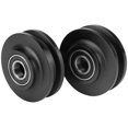 thumbnail image 1 of Ruedas para puertas correderas, 4 Uds., ruedas para puertas, granero, armario, Hardware, armario, ventana, polea deslizante, 1 of 5