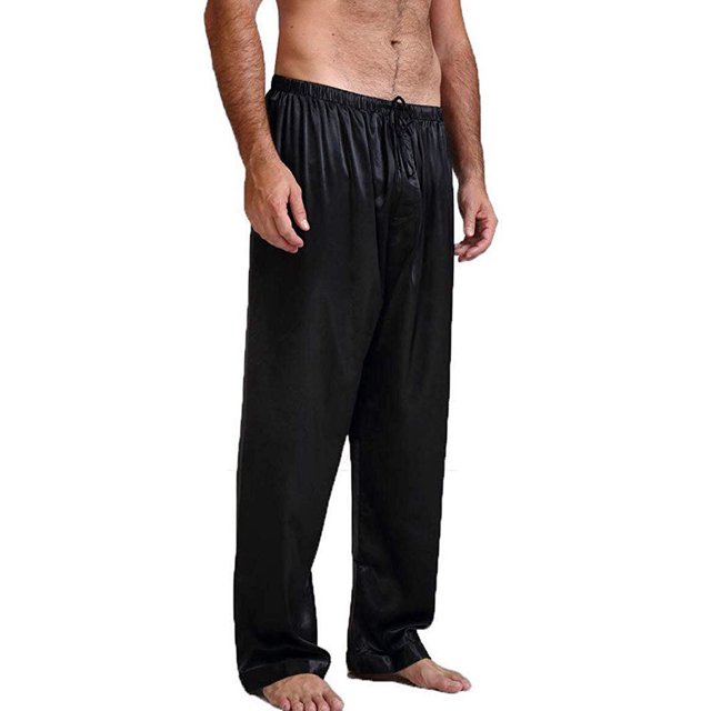 Pantalones de pijama para hombre, parte inferior larga y suelta para dormir Dibujo de correas de cintura M Nituyy GL714-FN26837A2