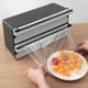 thumbnail image 5 of Cortador de película adhesiva para alimentos 2 en 1 con dispensador de envoltura cortadora para cajón de cocina, 5 of 8