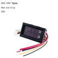 thumbnail image 1 of Lefu 1PCS Red and Blue DC 0-100V 10A / 50A / 100A Digital LED Voltmeter Ammeter, 1 of 5