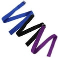 thumbnail image 1 of OULII 3pcs Yoga Accessory Stretch Strap Blue Adjustable Closure for Beginner, 1 of 8