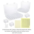 thumbnail image 4 of relayinert DIY Fashion Stitch Embroidery Large Capacity Thread Tool Bobbins For Travel Family Scratch-resistant 2Box+150Bobbin+2Tags 1Set, 4 of 6