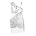 thumbnail image 2 of YONGHS Big Girls One Shoulder Sequined Lyrical Dance Dress with Shorts Set 6-14, 2 of 7