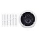 thumbnail image 3 of 2pcs Audio Ceiling Speaker Waterproof Radio Speaker Passive Sound Weah-400 4ohm 25w Speaker Diy For Home Theater, 3 of 5