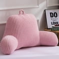 thumbnail image 4 of ANHXN Reading Pillow Bed Wedge Backrest with Arm Back Support, Can Sit on Bed/Sofa, Used for Recliner, Waffle Three Dimensional Design, 4 of 11