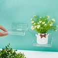 thumbnail image 7 of 2 Pack Acrylic Wall Shelf Small Floating Shelf Wall Mounted Shelf Display Ledges Adhesive Hanging Shelves for Bedroom Living Room Storage Decor Adhesive & Drilling Installation, 7 of 7