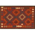 thumbnail image 1 of Ahgly Company Machine Washable Indoor Rectangle Contemporary Saddle Brown Area Rugs, 5' x 7', 1 of 7