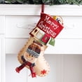 thumbnail image 4 of Large Christmas Stocking Santa Claus Snowman Three-dimensional Decoration Gift Bag Gift Bag, 4 of 6