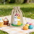 thumbnail image 6 of HOARBOEG 10Pcs Easter Gift Bags, Burlap Drawstring Bags for Holiday Party Favors, Decorations, Egg Hunt, Basket Stuffers, 6 of 6