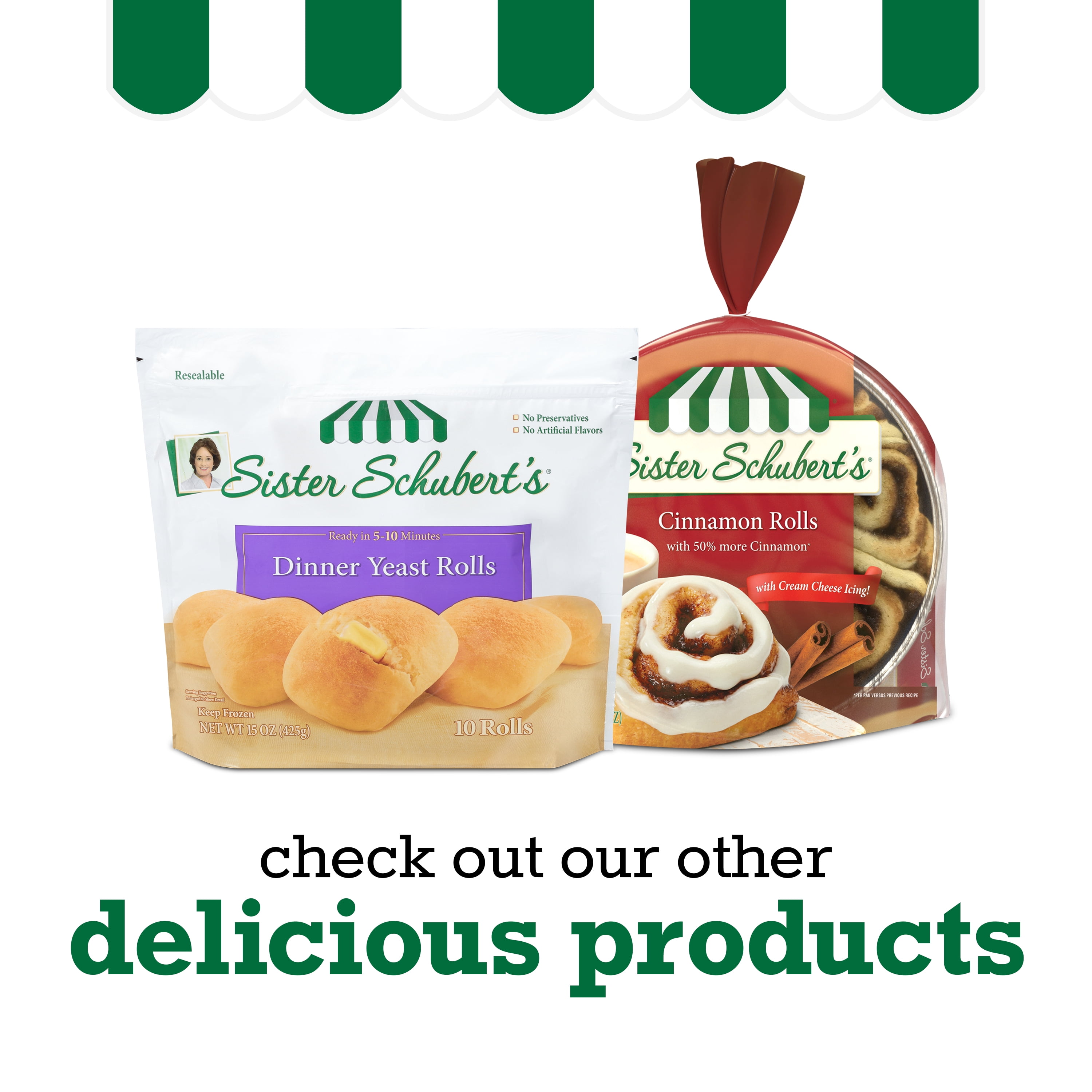 Sister Schubert's Sausage Pinwheels, Frozen, 18 oz.