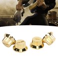 thumbnail image 4 of Electric Bass Volume Control Knob, 4Pcs Strong Easy To Install Guitar Control Knob Plastic Decorative Lightweight  For DIY Gold,Silver, 4 of 8