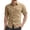 Khaki, variant on Men's Short Sleeve Button Up Shirts Breathable Comfortable Casual Formal Wear Versatile Stylish Lightweight Summer Mens Summer Lightweight Pullover Tee Shirts