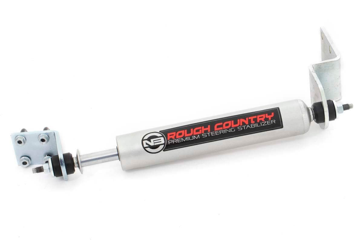 8732070 Rough Country V2 Steering Stabilizer for 99-06 Chevy/GMC 1500 4WD 