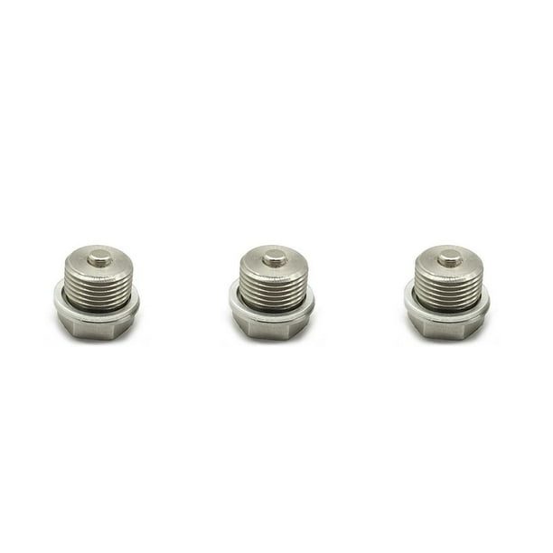 Sidaley Tornillos universales para cárter de aceite de motor de coche, pernos de drenaje para vehículos, accesorios modificados para Type1 NO1