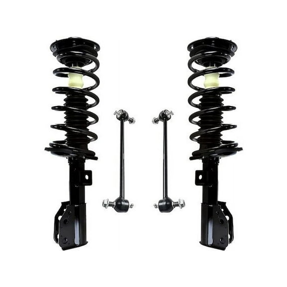 Front Strut Assembly and Sway Bar Link Kit - Compatible with 2010 - 2017 Chevy Equinox 2.4L 4-Cylinder 2011 2012 2013 2014 2015 2016