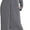 Dark Grey, variant on Women's Long Robe Zip Up Hoodie House Coat Pocket Long Sleeve Full Length Housecoat