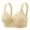 Beige, variant on 50% off Miqool Women's Plus Size Comfort T-Shirt Bra Soft Lightly Lined Wireless Push Up Bra Full Coverage Supportive Everyday Bras(44D-48D)