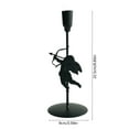 thumbnail image 4 of Cheapark Tall Iron Metal Candlestick - Elegant Stable Base Wedding Home Gift Decor For Dining Table Mantel Christmas Valentine's D ay Romantic, 4 of 6