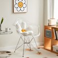 thumbnail image 4 of Heavenly Collection Bucket Clear Chrome Chair SET OF 2, 4 of 4