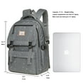 thumbnail image 2 of KAUKKO Mochila elegante para computadora portátil Mochila multipropósito, 17.11L (23 Greypot) KAUKKO KS23-Greypot, 2 of 5
