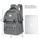 thumbnail image 2 of KAUKKO Mochila elegante para computadora portátil Mochila multipropósito, 17.11L (23 Greypot) KAUKKO KS23-Greypot, 2 of 5