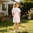 thumbnail image 7 of Bobifish Toddler Girls Suspender Dress Kids Girls Sleeveless Plaid Printed Cross Back Dress With Pocket Casual Kids Girls Dresss, 7 of 7
