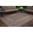 thumbnail image 2 of Safavieh Courtyard Cooper Botanical Indoor/Outdoor Area Rug, Brown/Natural, 9' x 12', 2 of 9