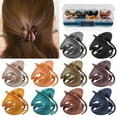 thumbnail image 2 of 10PCS Pince à Cheveux Pince à Cheveux Acrylique Pince à Cheveux Pince à Pince avec Boîte, 2 of 10