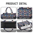 thumbnail image 4 of Large Capacity Tote Bag,Dark Blue Mermaid Princess Pattern Handbag Fashion Luxury Tote Bag,15.7"x13"x 5.1" Inches,Laptop Compatible, 4 of 6