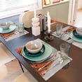 thumbnail image 6 of Placemats Set of 4 / 6, Polka Dot Rhino Welcome Placemats for Dining Table Indoor/Outdoors Heat Resistant Washable Placemats 18" x 12", 6 of 8