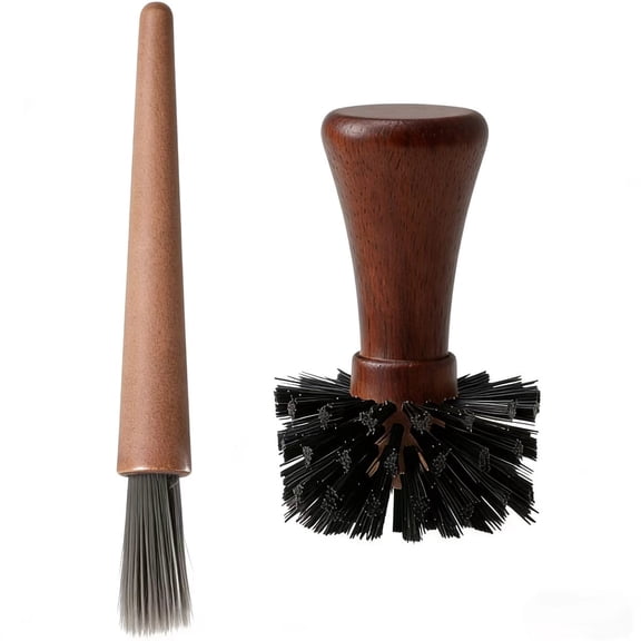Jrelecs Mini Coffee Grinder Burr Brush Cleaning Brushes 2 Count