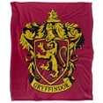 thumbnail image 2 of Harry Potter Gryffindor Crest 3 Officially Licensed Silky Touch Super Soft Throw Blanket 50' x 60', 2 of 6