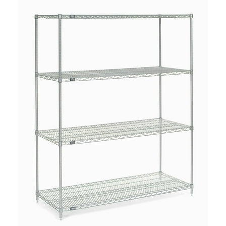 Global Industrial 18548C Nexel Chrome Wire Shelving, 54 x 18 x 86 in.