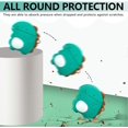 thumbnail image 5 of Paquete de 2 fundas para Airpods 1 y 2, lindas fundas 3D Kawaii de silicona suave con forma de animal, divertidas y geniales caricaturas de Boba Tea, vaca y dinosaurio, funda para Apple Airpod con, 5 of 5