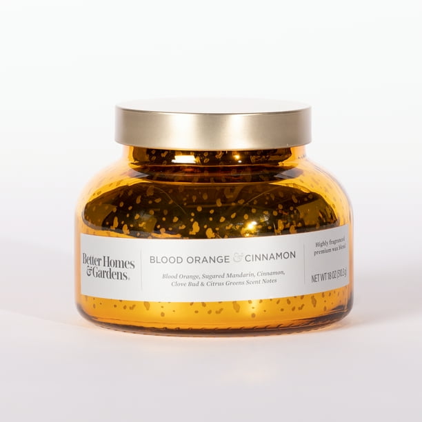 Better Homes & Gardens 18oz Blood Orange & Cinnamon Scented Mercury