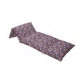 thumbnail image 4 of Paisley Floor Pillow Lounger Cover, Sixties and Seventies Hippie Themed Motives Geometrical and Floral Design Image Print, Nap Mat Printed Fabric Case for 5 Pillows, 88" x 27", Purple, by Ambesonne, 4 of 5