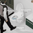 thumbnail image 6 of EPLO Smart Toilet,One Piece Bidet Toilet,Dual Auto Flush,Foot Sensor Operation,Modern Elongated Toilet, 6 of 12