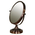 thumbnail image 3 of HomeRoots 468352 Vintage Style Copper 5X Magnification Vanity Mirror, 3 of 3