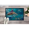 thumbnail image 2 of Liquid Metal Black Marlin Door Mat, Indoor Rug or Outdoor Welcome Mat 24x36 Door, 2 of 4