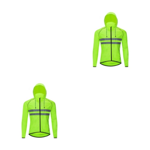 Naiovety Chaqueta de ciclismo abrigo con capucha rompevientos chaleco a prueba de viento impermeable hombres montar Type7 NO7