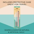 thumbnail image 3 of Equate Crystal Glass Nail File or Salon Board with Protective Case for Nail Care, 3 of 10
