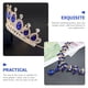 thumbnail image 2 of 1 juego de joyas de diamantes de imitación para boda, corona de cristal, collar, pendientes colgantes, joyería para fiesta de boda, 2 of 8