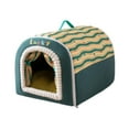 thumbnail image 2 of Cama para mascotas, caseta para perros de interior, caseta tipo cueva para perros pequeños, medianos y grandes, compacta para gatos. L, 2 of 8