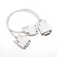 thumbnail image 2 of NEW 1 PC to 2 MONITORS SPLITTER CABLE FOR VGA VIDEO, 2 of 5