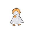 thumbnail image 1 of Mightlink Cartoon Brooch Cute White/Yellow Duck Brooch Alloy Pins Elegant Costume Accessories Funny Animal Enamel Brooch Pin Bag Lapel Badge Jewelry Gift, 1 of 7